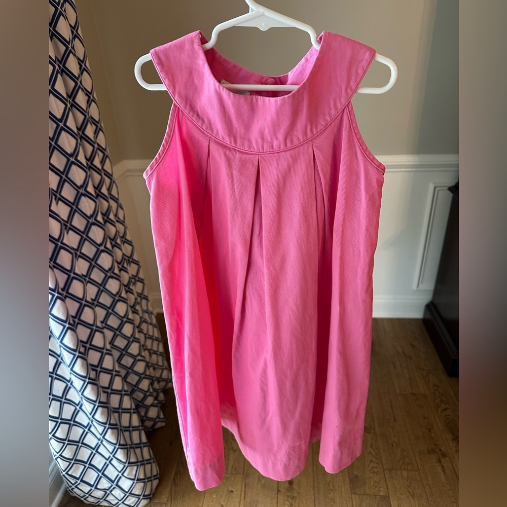 Little English Pink Round Circle Collar Sleeveless Dress size 6 - Picture 7 of 9